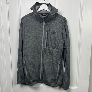 The North Face men’s full zip fleece hoodie size large